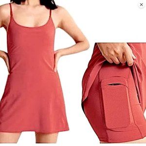 Abercrombie Travelers Dress- TALL SMALL - orange/coral